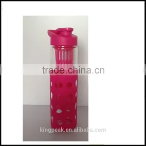 2015 Best Selling BPA Free Portable Glass Water Bottle With Tea Fruit Infuser/water Bottle Joyshaker With Infuser BPA Free thumbnail-3