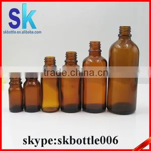 Essential Oil 100 ml Amber Glass Bottles With Child Proof Cap Supplier's Choice thumbnail-3