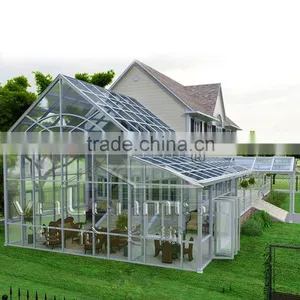 Energy-saving Temperede Insulated Glass Sunroom Glass House Sun Room thumbnail-2