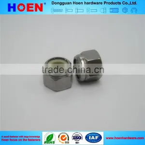 DIN982 Grade 8 Carbon Steel Nylon Insert Lock Nut thumbnail-1