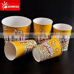 Movie Theatre Style Cheerful Paper Popcorn Cup, Popcorn Bucket thumbnail-5