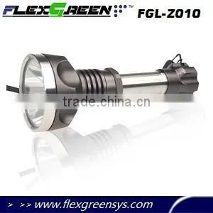 18650 Stainless Steel Rechargeable Led Emergency Torch thumbnail-1
