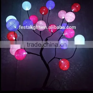4.5V Battery Control Outdoor Decoration Led Tree Magic Led Cotton Ball Light thumbnail-4
