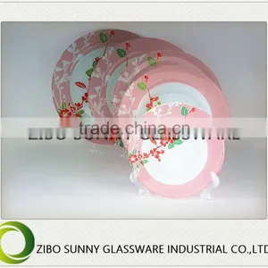 Flowers in Full Bloom of Glass Plate is One of the Branches thumbnail-1