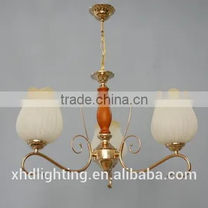 XHD Flower-shaped Glass Chandelier Pendant Lamp thumbnail-2