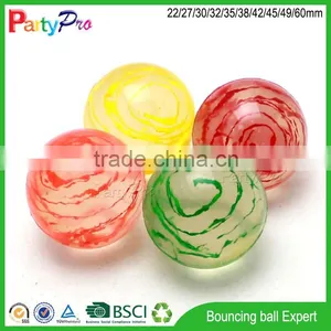 2015 Innovative New Products BSCI and Disney Social Audit Factory Kid Toys Rubber Bouncing Ball With 3D Figure Inside thumbnail-1