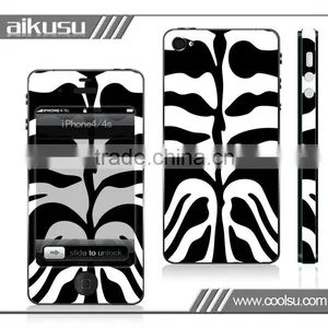 Newest Anmial Designs Crystal Sticker for Iphone 4 thumbnail-1