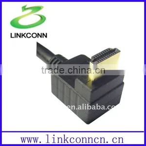 HDMI Cabo 90 Degree Angle Cabo 1.4v ((1080p 4K 3D High Speed With Ethernet ARC) - TOP Series thumbnail-1