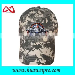 Wholesale High Quality Custom Camo Printed American Army Cap,100% Cotton Cap thumbnail-2