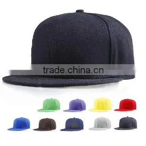 Flat Bill Custom Leather Patch Logo Snapback Hats Wholesale thumbnail-1