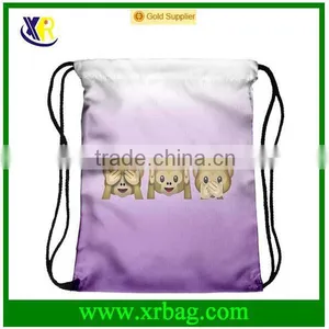 Women Mochila Man Sport Gym Bags Travel Backpack Monkey Printed Gift Drawstring Bag thumbnail-1