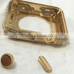 High Quality Stainless Steel for Apple Watch Housing Gold thumbnail-1