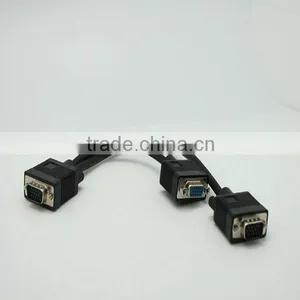 VGA Utp 15pin Female to Two VGA Male Cable thumbnail-1