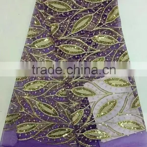 Sequanse French Lace Cl60119with Ployeaster Material Fashionable Design for African Ladies thumbnail-2