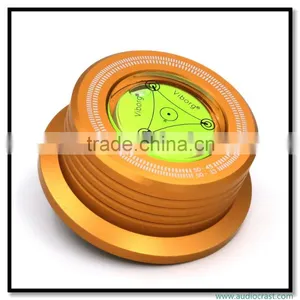 280g Gold Record Weight Turntable Record Clamp LP Disc Stabilizer Turntable for Vibration Balanced CD Player thumbnail-1