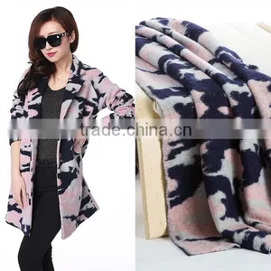 2016 Winter Knitted Cashmere 45% Wool 25%Acrylic Woolen Fabric thumbnail-1