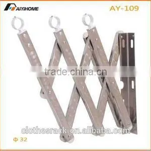 OEM Stainless Steel Wall Mounted Clothes Drying Rack thumbnail-3