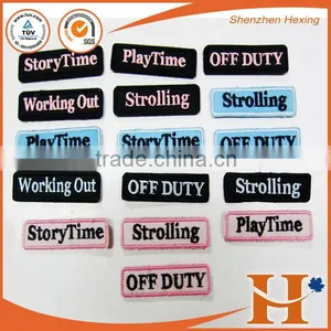 Custom High Quality Embroidery Number Hook and Loop Fastener Patches,embroidered Number Patches thumbnail-4
