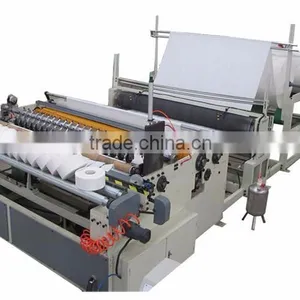 Expanding Shaft Big Roll To Small Roll Rewinder Price thumbnail-1