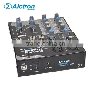 Alctron MX4USB 4 Channel Mixer With USB Interface. thumbnail-6