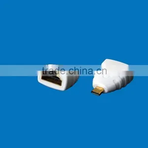2016 High Quality HDMI Female to Micro HDMI Male Adapter White Color thumbnail-2
