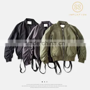 Blank Baseball Jerseys Wholesale Satin Baseball Jacket thumbnail-5