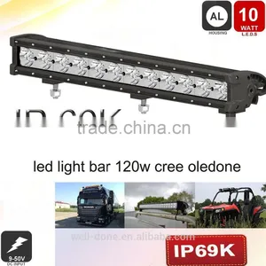 Oledone 120w C-R-E-E Ip69K Xm-l2 Single Row Led Driving Light Bar thumbnail-1