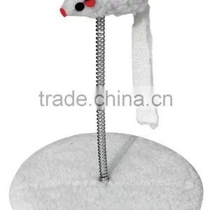 Plush Pet Toy-- Spring Mouse Toy thumbnail-1