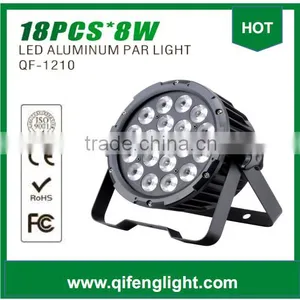 QF-1210 LED Aluminum Par Led Stage Lighting 18pcs*8w 4 in 1 thumbnail-3