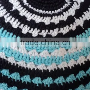 2015 New Crochet Kippah/hand Made Knitted Kippot/judaica Kippah / Cotton Hand-made Kippah thumbnail-2