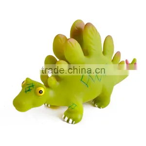 6pcs 10 Inch Cartoon Vinyl Soft Plastic Dinosaur Toys thumbnail-6
