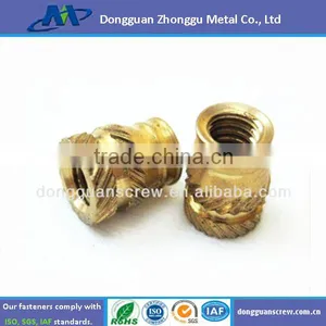 China Factory Plastic Threaded Molded-in Brass Insert Low Price M3 thumbnail-1