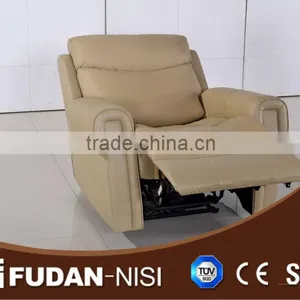White Leather Recliner Sofa FC025 Susan thumbnail-1