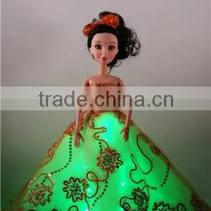 LED / Fiber Optic Resin Christmas Decorations / Girl's Christmas Presents thumbnail-2