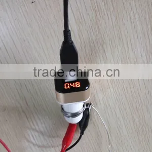 Portable Smart Car Charger Double USB 5V 2.1A 12W Universal USB White Color thumbnail-4