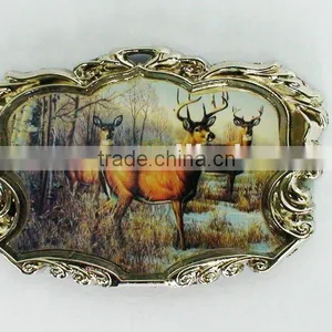 2012 QZchaoqun Deer Animal World Metal Fridge Magnet thumbnail-1