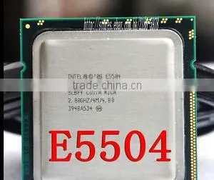 E5504 Quad Core 2.0GHz/4M/4.80 SLBF9 Socket LGA1366 CPU thumbnail-1