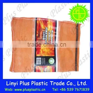 Woven Polypropylene Netting Bags,pp Leno Mesh Firewood Bag thumbnail-1