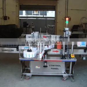 Front and Back Sticker Labeling Machine for Flat, Oval Bottle thumbnail-1