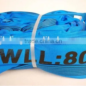 80t 10m Heavy Duty Braided Type Lashing Lifting Round Slings thumbnail-3