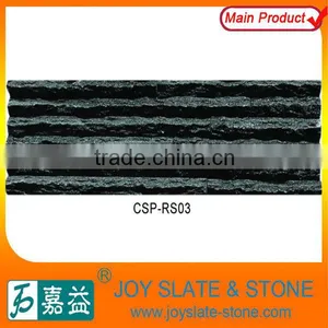 Black Slate Stone Wall thumbnail-1