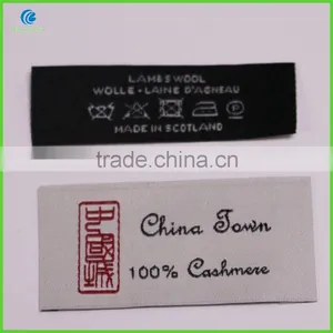 Wholesale High Quality Factory Direct Garment Labels/Woven Tag Sew Onto Clothing thumbnail-5