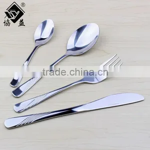 Fasion Design Moden Mirror Polish Wholesale Stainless Steel Dinnerware thumbnail-3