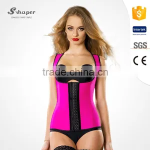 S-SHAPER Wholesale 4 Steel Bones Waist Training Latex Under Bust Corset thumbnail-3