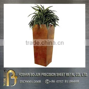 China Wholesaler Customized Retro Wrought Steel Planter, Metal Planter Fabrication thumbnail-1