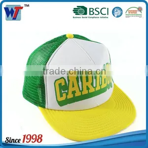 3D Hip Hop Fashion 5 Panel Flat Brim Funny Trucker Hat thumbnail-4