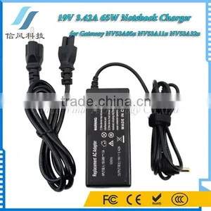 19V AC Adapter for Gateway NV53A05u NV53A11u NV53A32u Laptop Charger thumbnail-1
