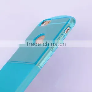 Phone Case Manufacturer 6 Colors Transparent Soft TPU Flexible Shockproof Anti-friction Case Cover for IPhone 6S/ 6/ Plus thumbnail-3