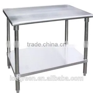Stainless Steel Food Prep Worktable With Wheel thumbnail-2