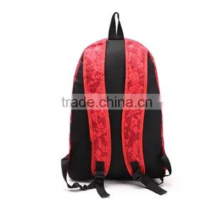 Manufacturer China 2016 New Fashion School Supply Red Oxford School Bag for Girls thumbnail-3